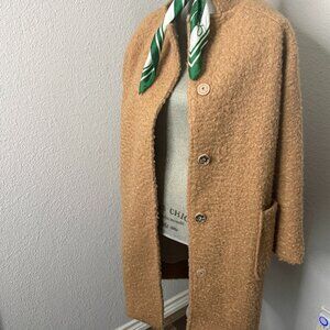 Greylin Teddy Coat Camel Sherpa Coat